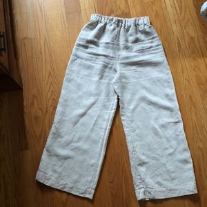 Elizabeth Suzann Florence Linen Pants Size L Tall